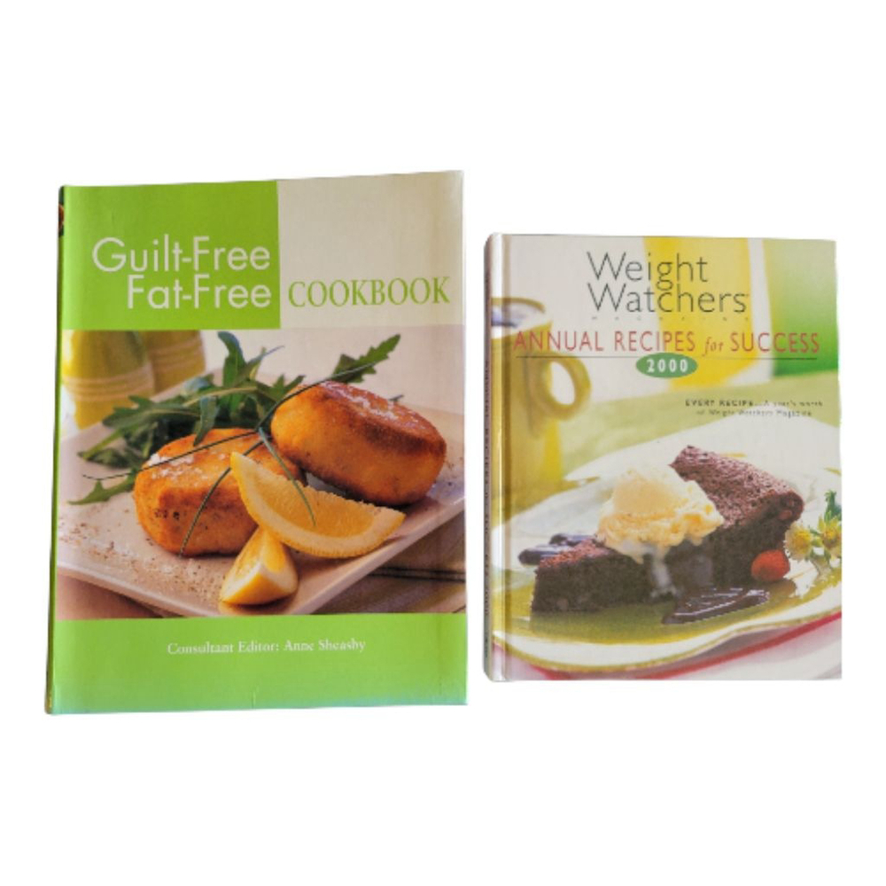 Vintage Healthy Cookbook Bundle | Weight Watchers 2000 + Anne Sheasby